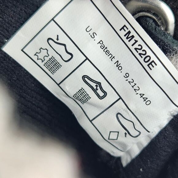 UGG Rennon High Top Sneaker Toddler Size 6 Black Leather Wool Trim Winter Casual - Picture 10 of 10